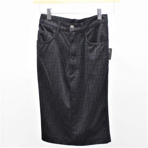 fendi ff pencil skirt|fendi mini skirts.